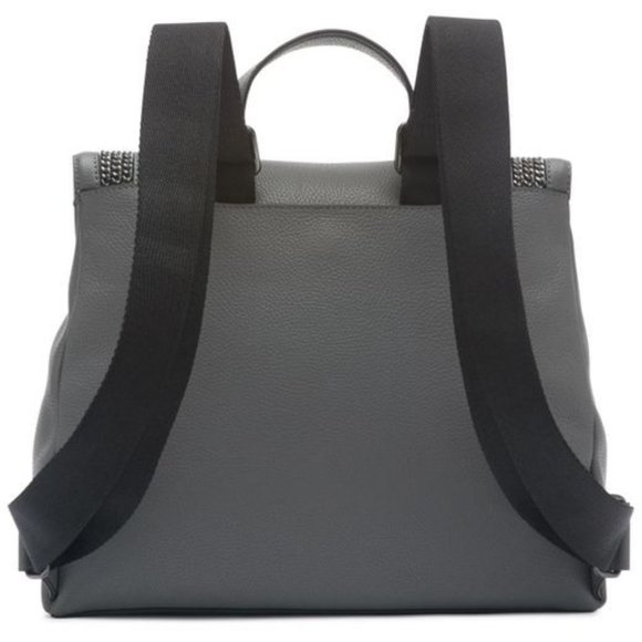 Dkny Bags Dkny Womens Gray Ziggy Convertible Leather Backpack Poshmark
